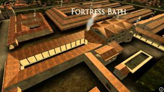 Animation of ancient Roman Fort in Caerleon Wales [upl. by Siloa192]