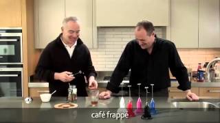 How to make a frappé coffee using an aerolatte milk frother [upl. by Nysa]