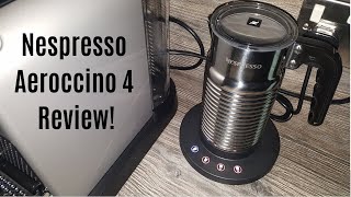 Nespresso Aeroccino 4 Milk Frother Review  Worth upgrading from the Aeroccino 3 [upl. by Hniht]