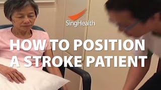 How To Position A Stroke Patient [upl. by Heinrich413]