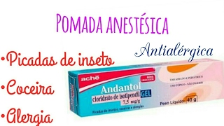 Resenha PomadaAndantol Gel [upl. by Vincenty454]