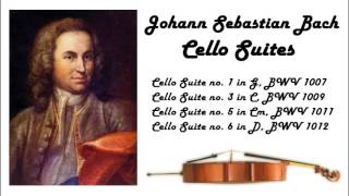 Johann Sebastian Bach  Cello suites in 432 Hz great for reading or studying [upl. by Linetta638]