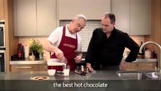 How to make a hot chocolate using an aerolatte milk frother [upl. by Chaudoin]