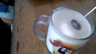 Aerolatte Review Frothing Cold Milk In Under 1 Minute [upl. by Onibas664]