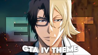 Aizen x Urahara  GTA IV Theme Edit [upl. by Yetta310]